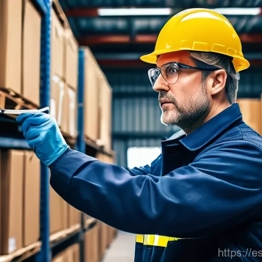 소방안전관리사 경력직 채용 정보 - **Prompt: Experienced Industrial Fire Safety Inspection**
    "A highly experienced male fire safety...
